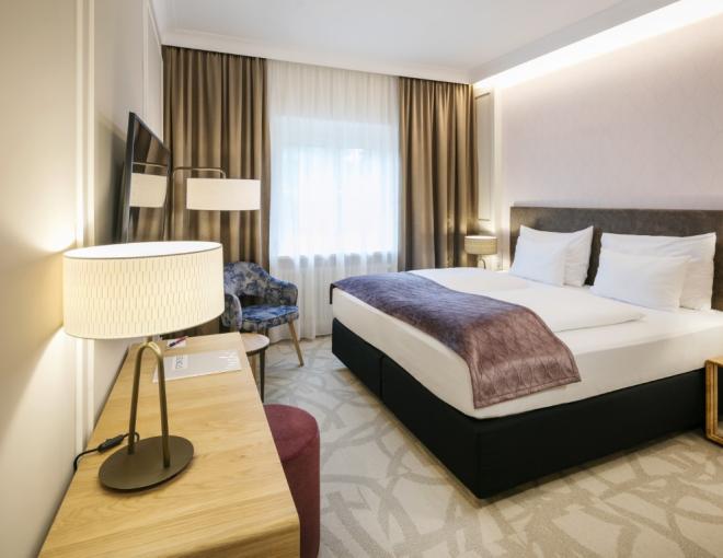 Beispiel eines Doppelzimmers im ARCOTEL Castellani Salzburg